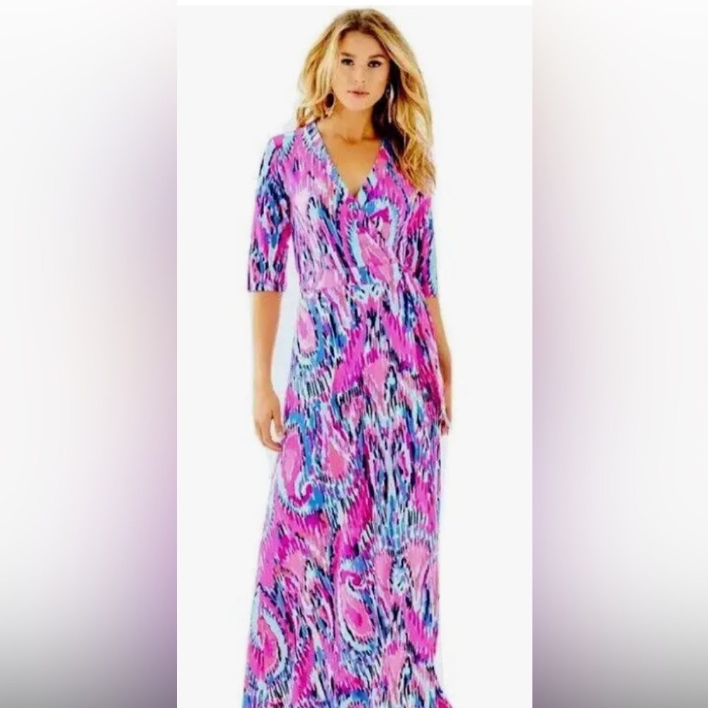 Lilly Pulitzer Marvista maxi wrap dress